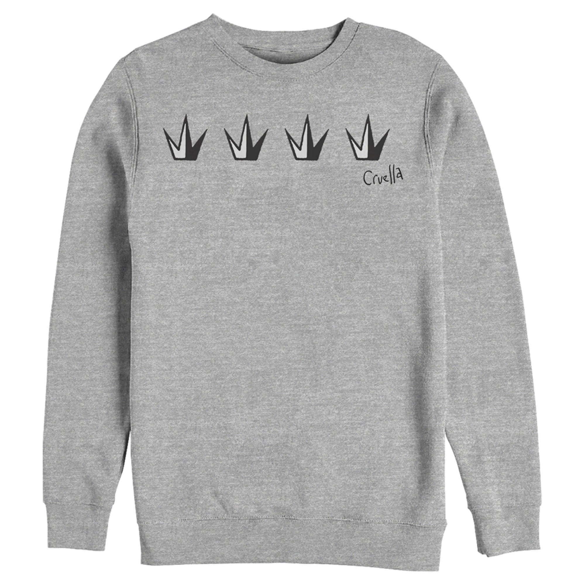 Cruella Men’S Crowns Logo  Sweatshirt