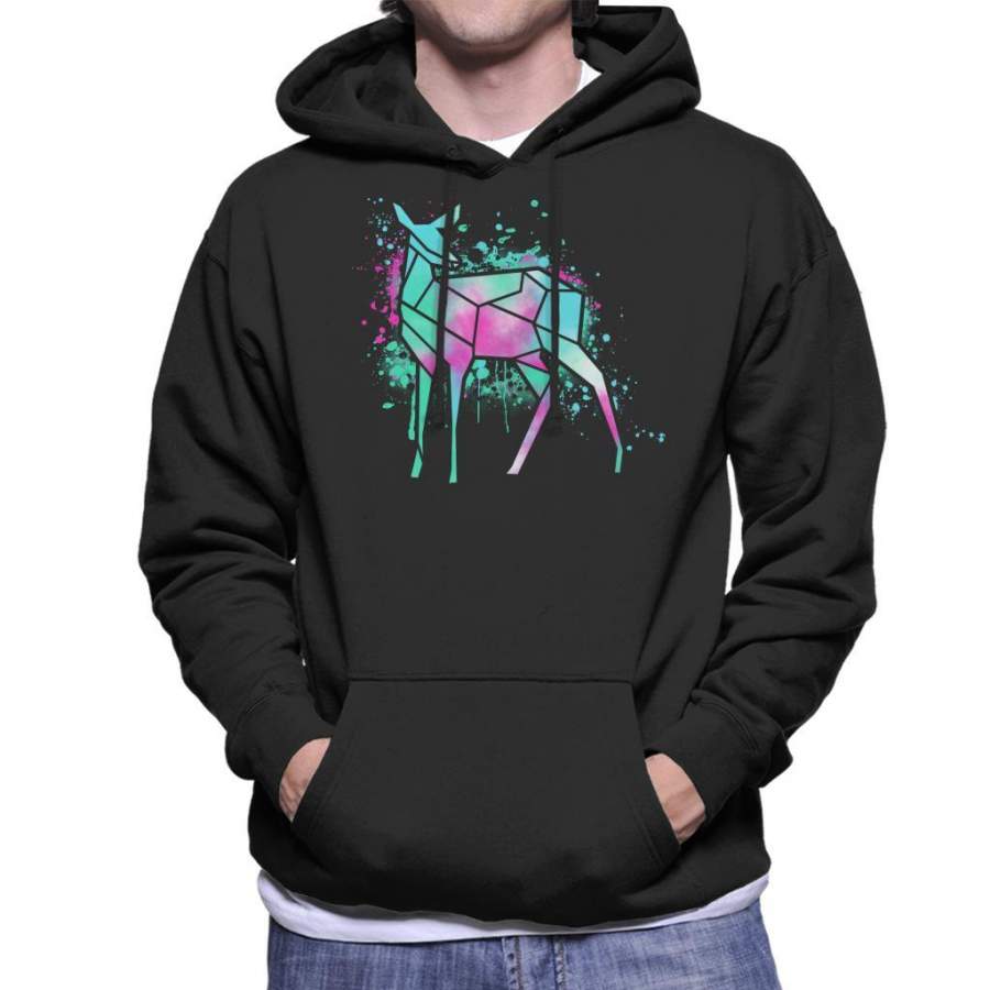 Neon Deer Men’s Hooded Sweatshirt