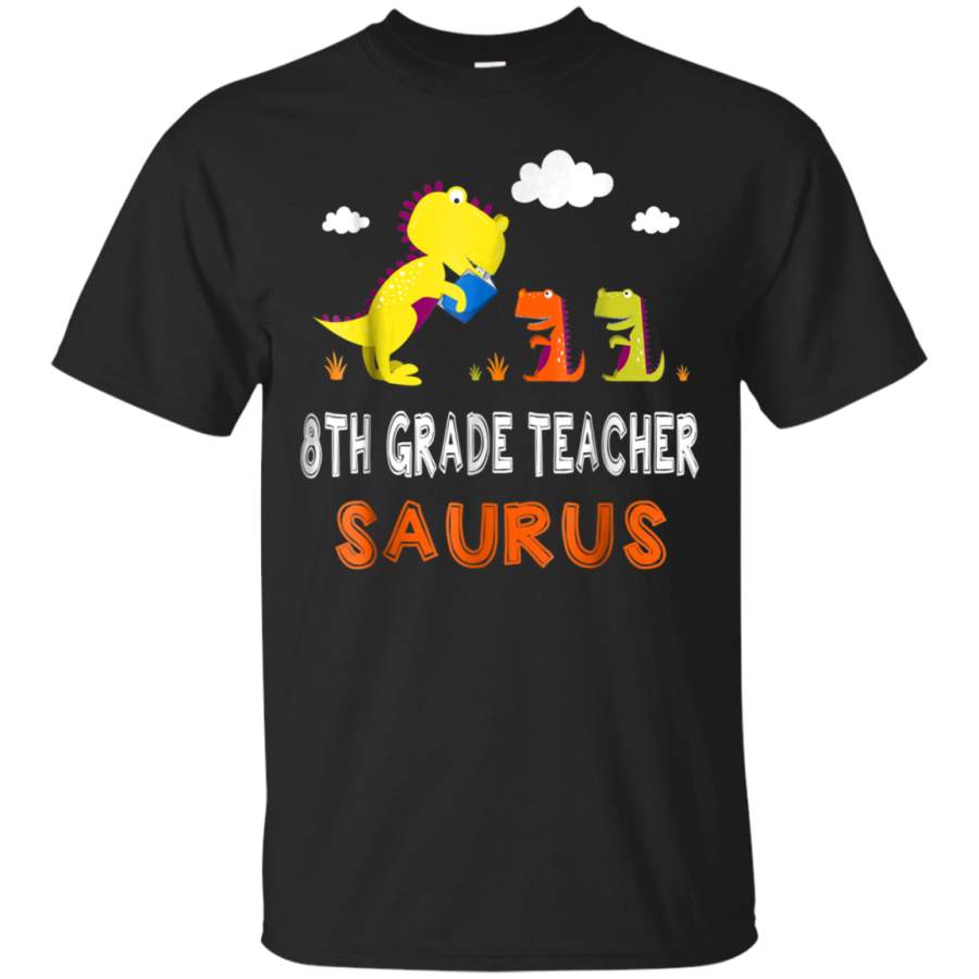 AGR 8th Grade Teacher Dinosaur Shirt Funny Cute Teachers Gifts