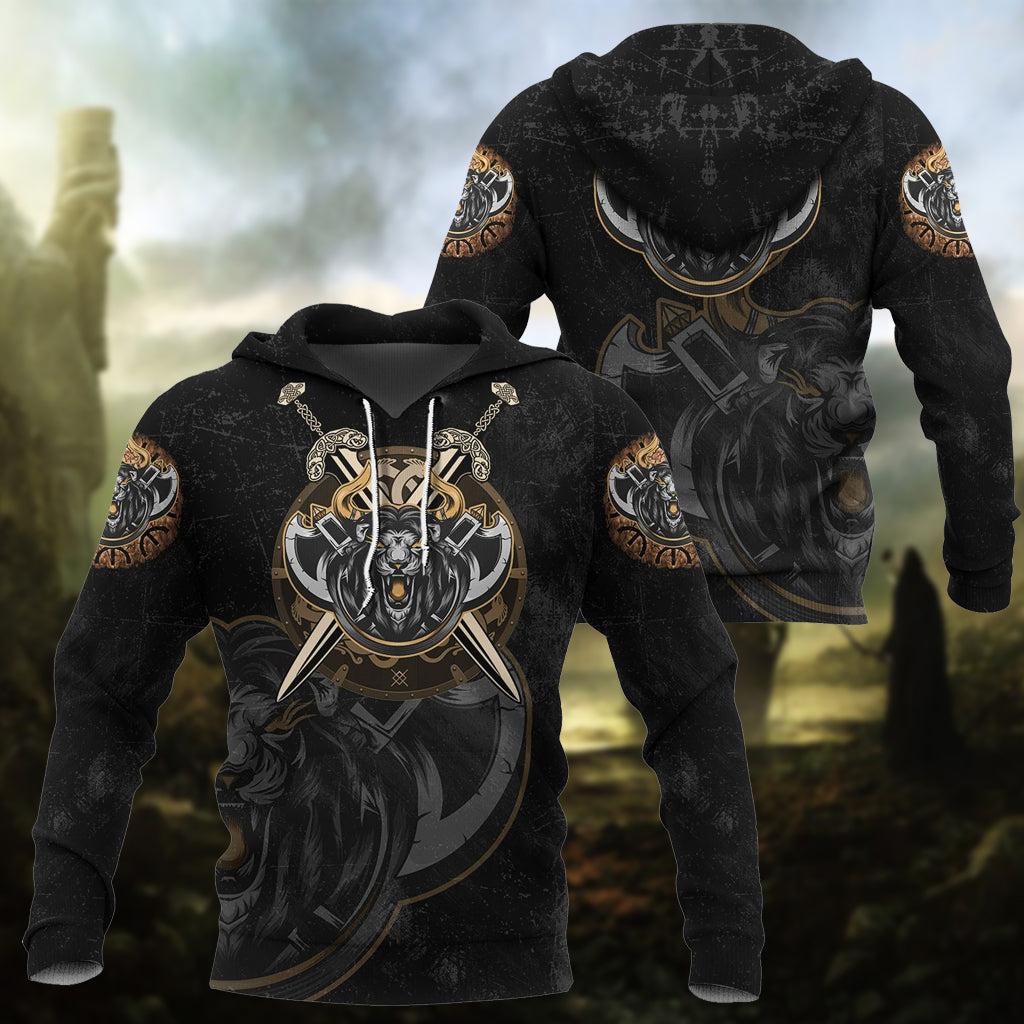 Viking Lion – All Over Hoodie 131