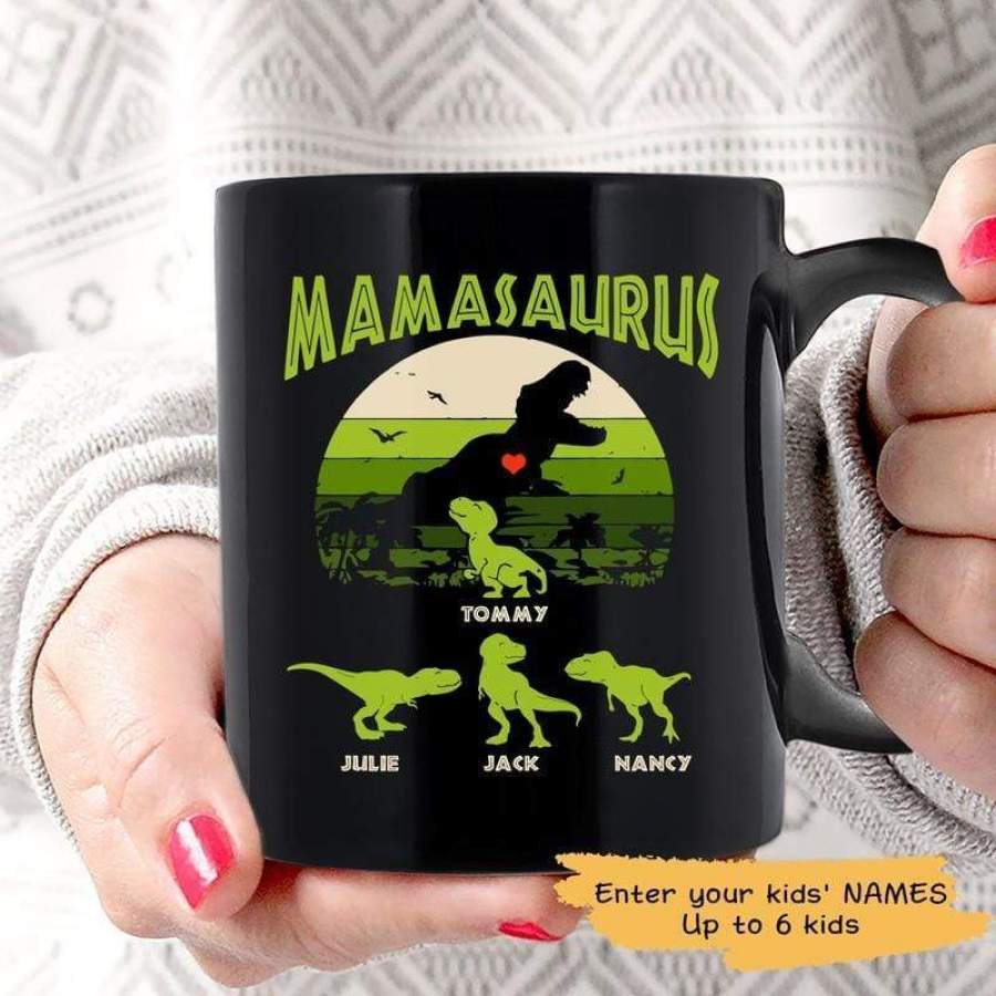 Mamasaurus Personalized Mug