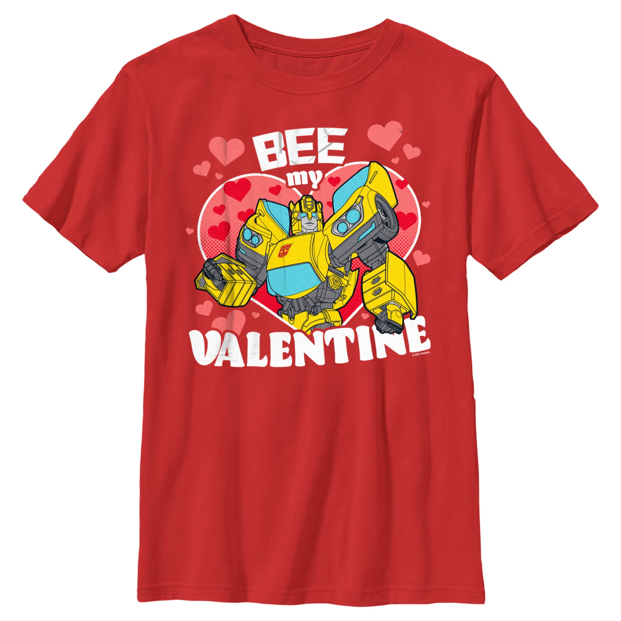 Boy’S Transformers Bumblebee Bee My Valentine T-Shirt