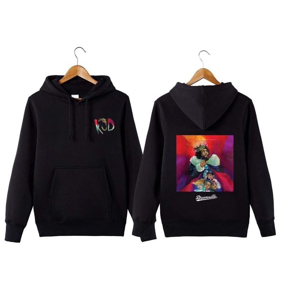 J Cole King Cole Dreamville Hip Hop KOD Pullover Hoodie T-Shirt