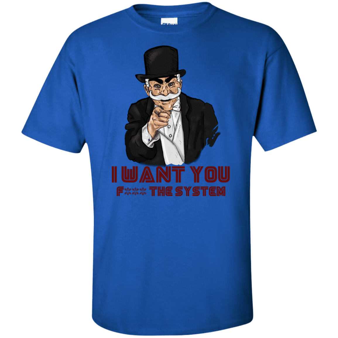 i want you f3ck the system Tall T-Shirt - EmprintsTOP