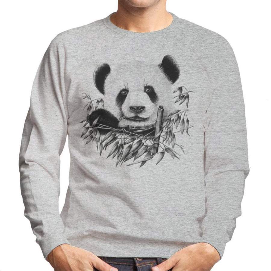 Eating Panda Men’s Sweatshirt