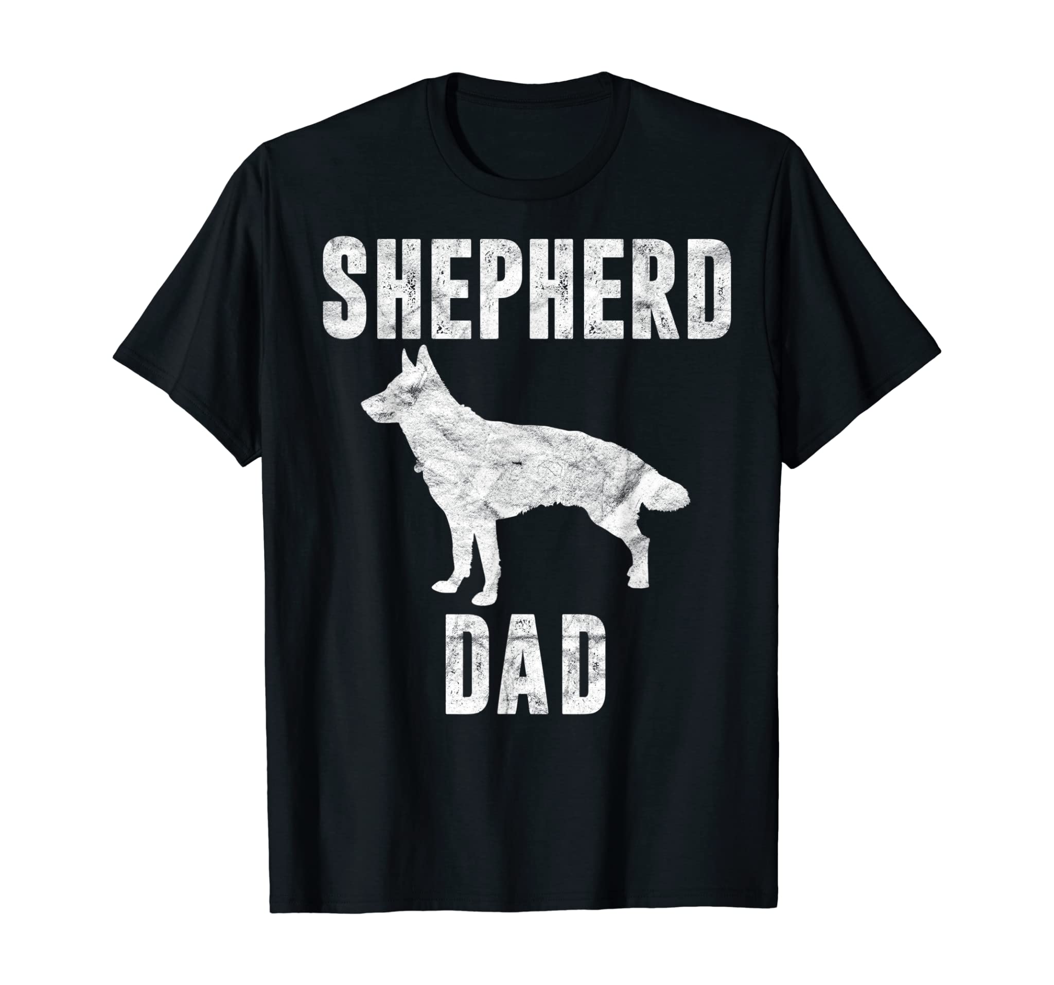 Vintage German Shepherd Dad Gift Dog Daddy Shepard Father T-Shirt