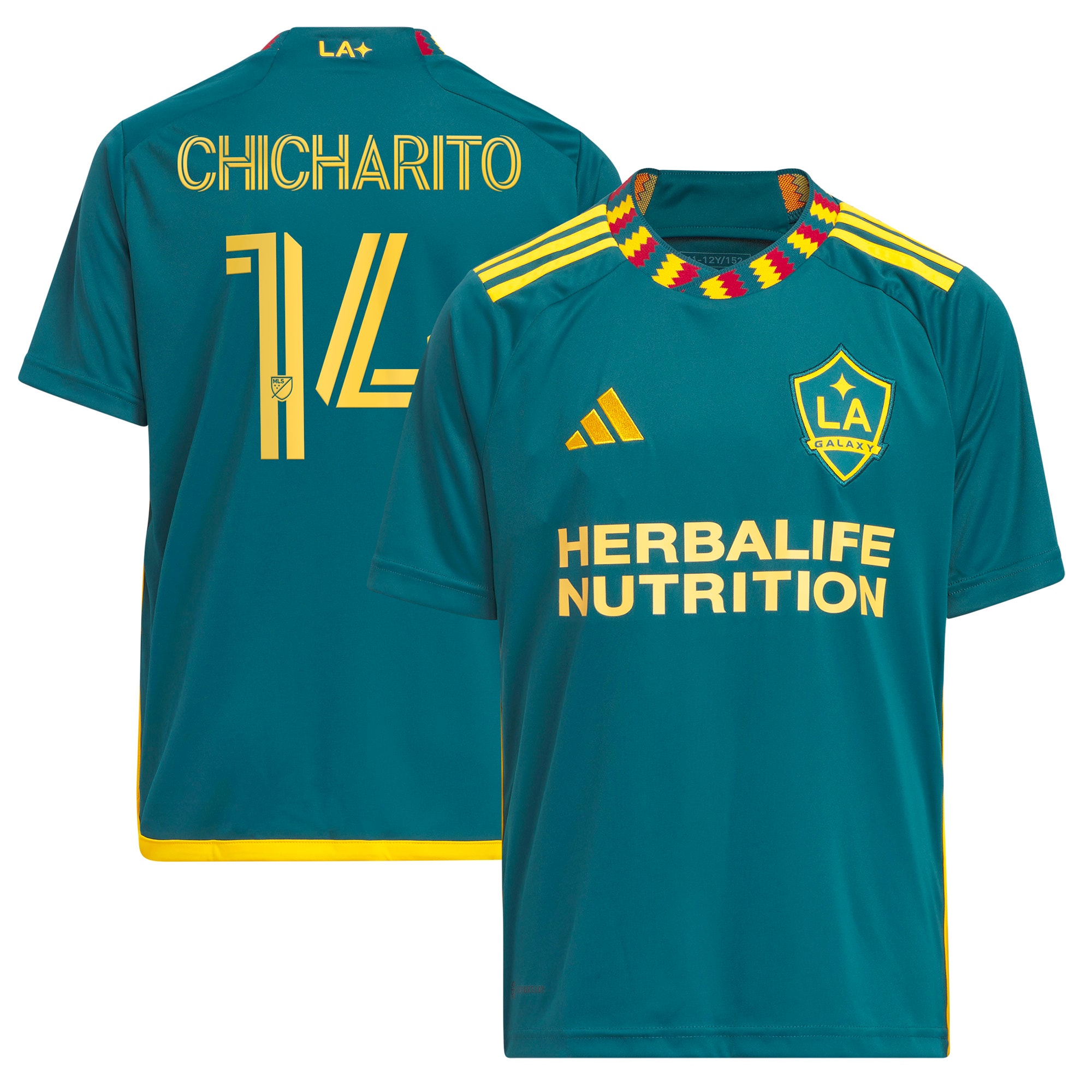 Chicharito LA Galaxy Youth 2023 LA Kit Replica Player Jersey – Green