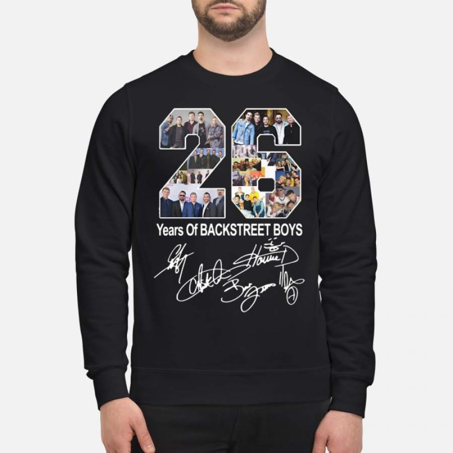 26 Years of Backstreet Boys signature – Sweatshirt