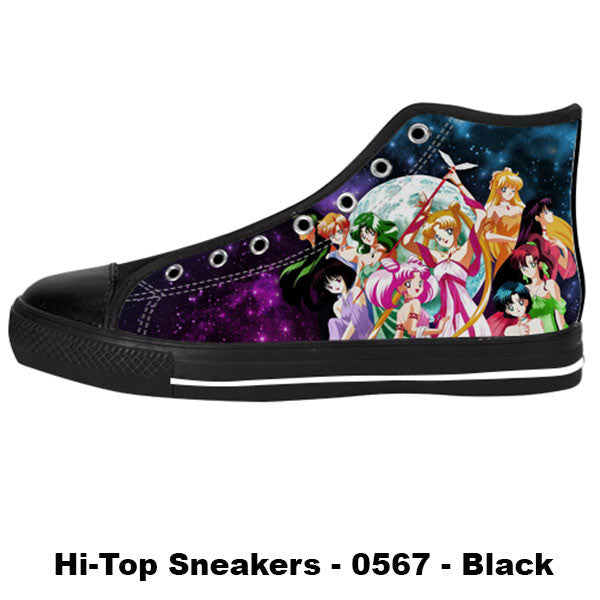 Awesome Custom Sailor Scouts Shoes Design – Sailor Moon Sneakers