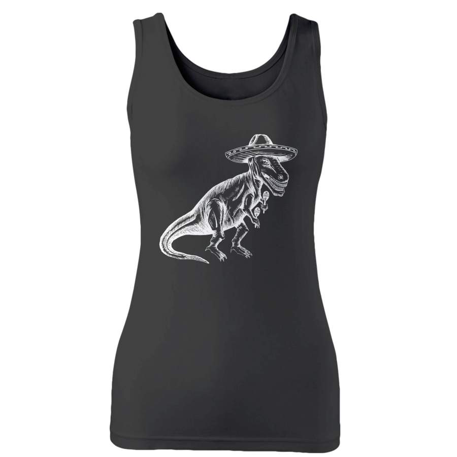 Vintage T-Rex Mexican Tyrannosaurus Dinosaur Woman’s Tank Top