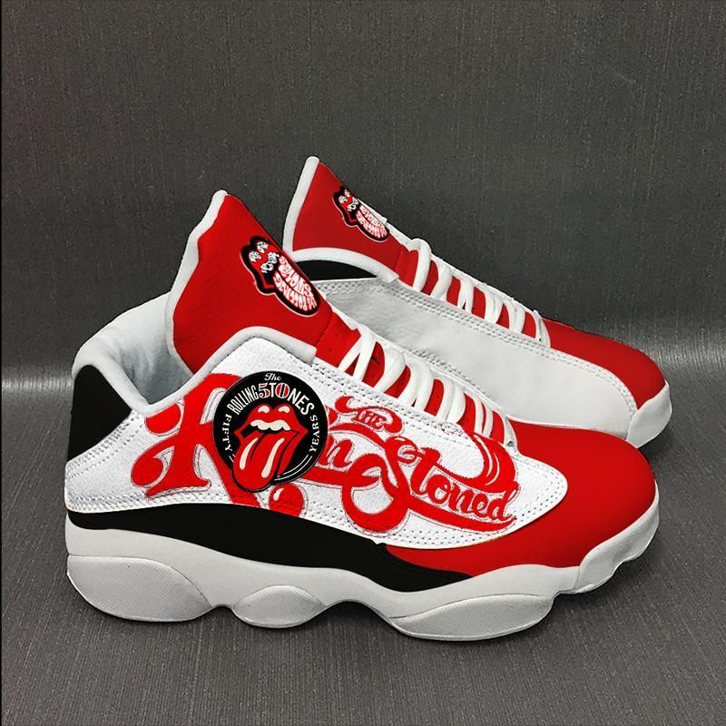 The Rolling Stones Form Air Jordan 13 Sneakers -Hao1