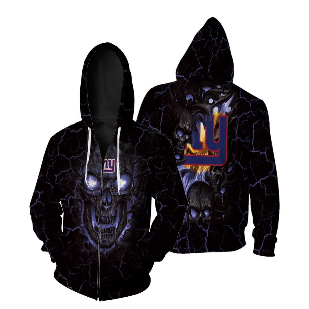 Lava Skull New York Giants 3D All Over print Hoodie, T-shirt, Sweater, Jacket Jersey Zip Hoodie