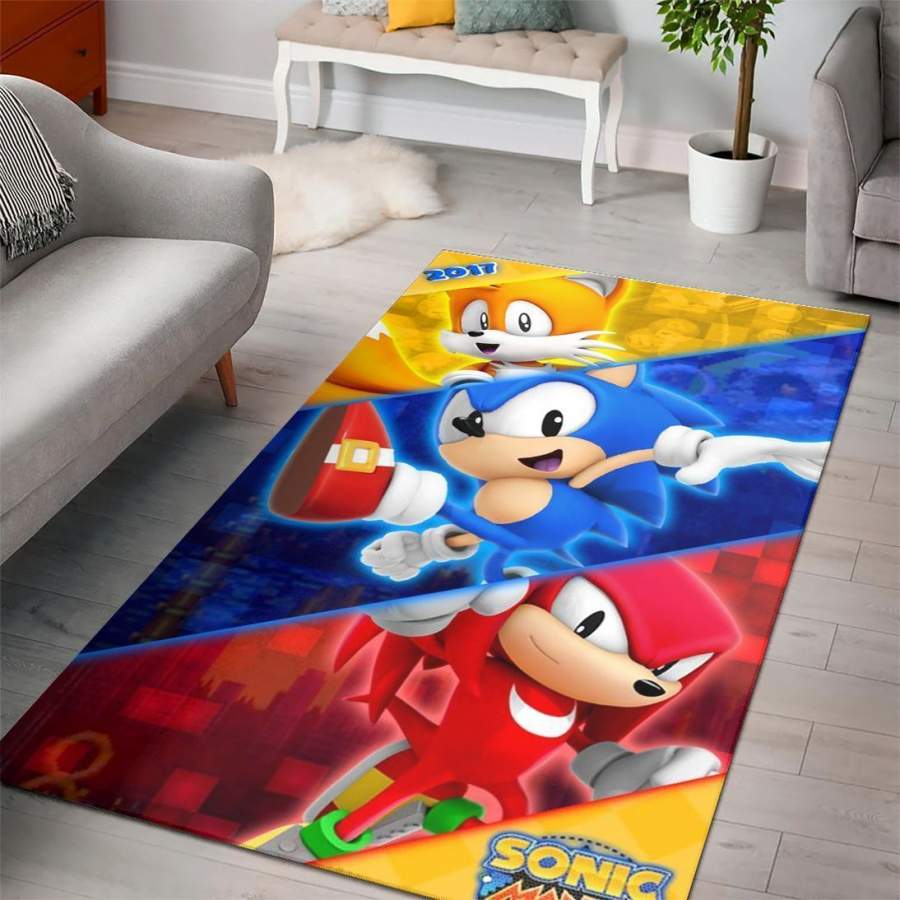 Sonic The Hedgehog FN200210 Gaming Area Rug – Floor Decor The US Decor