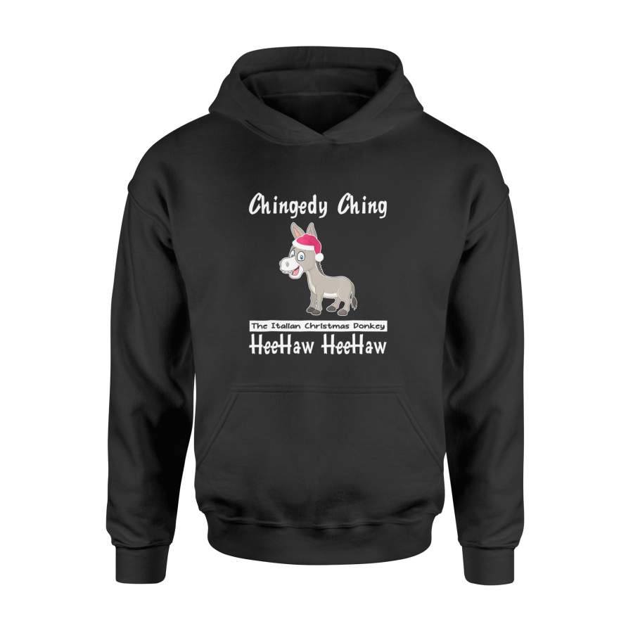 Italian Christmas Donkey T Shirt American Italian Xmas Gift – Standard Hoodie