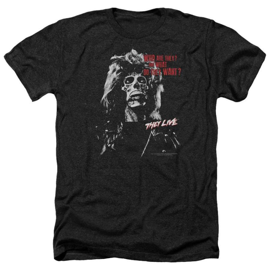 They Live They Want Men’s Heather T-Shirt