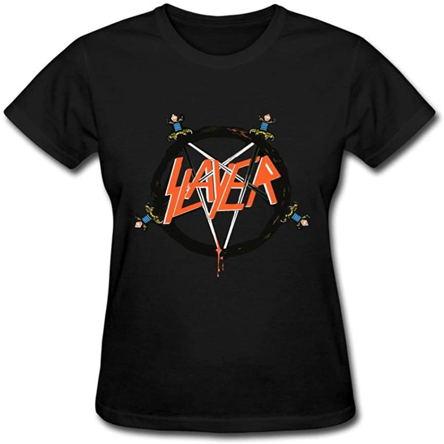 Slayer Band T Shirt For Women