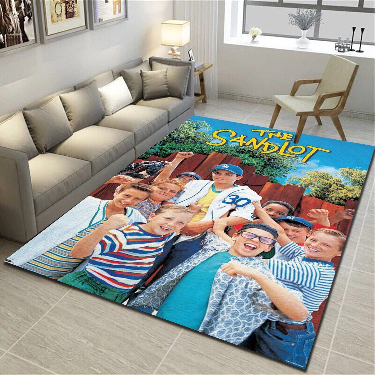 The Sandlot One Sheet Area Rugs, Living Room Carpet