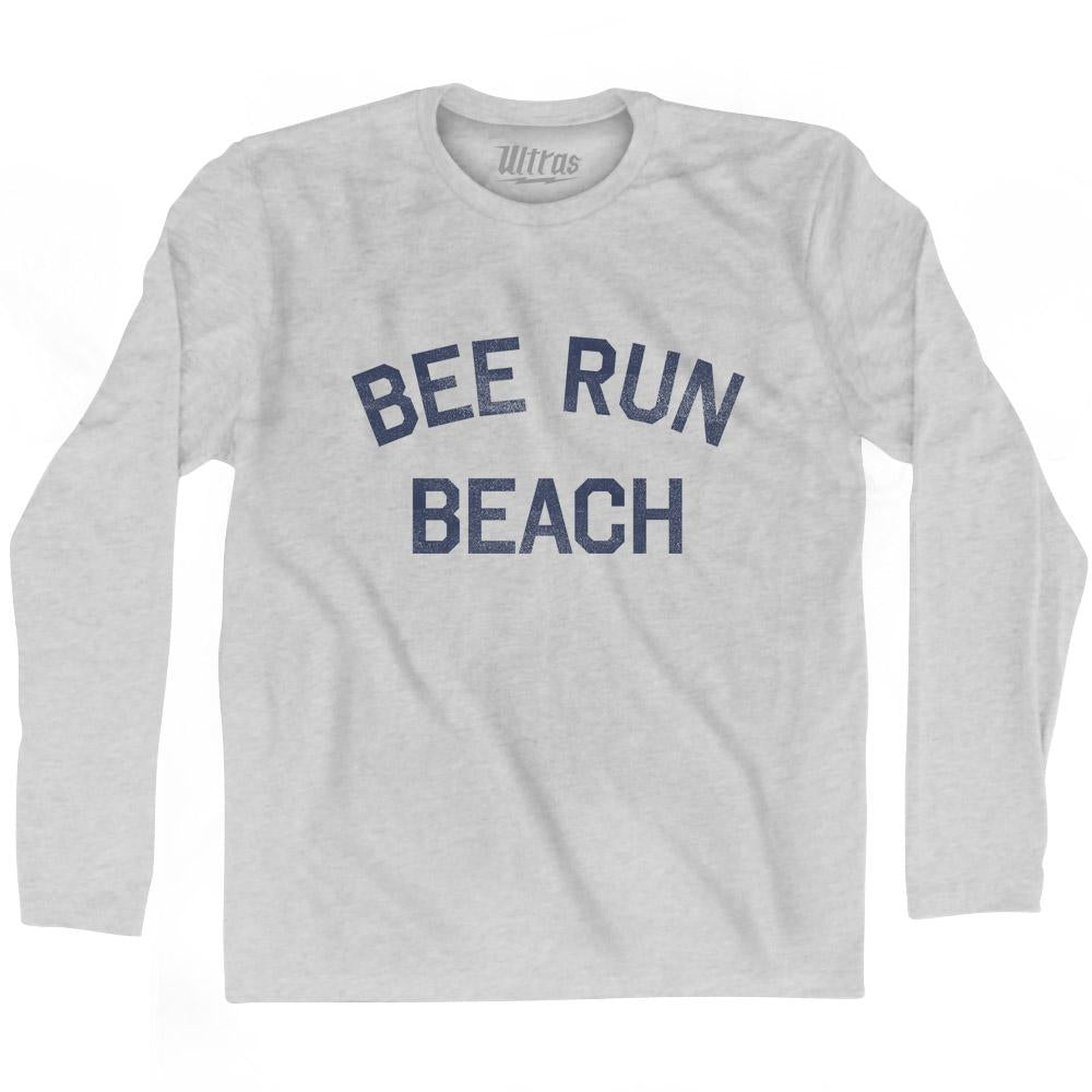 West Virginia Bee Run Beach Adult Cotton Long Sleeve Vintage T-shirt