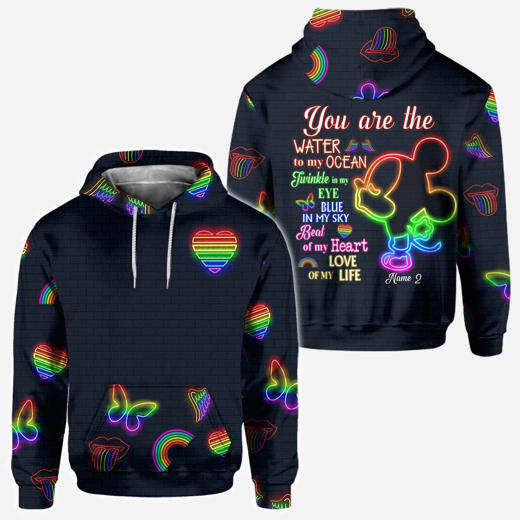 You Are The Love Of My Life – Personalized Couple Lgbt Support Hoodies