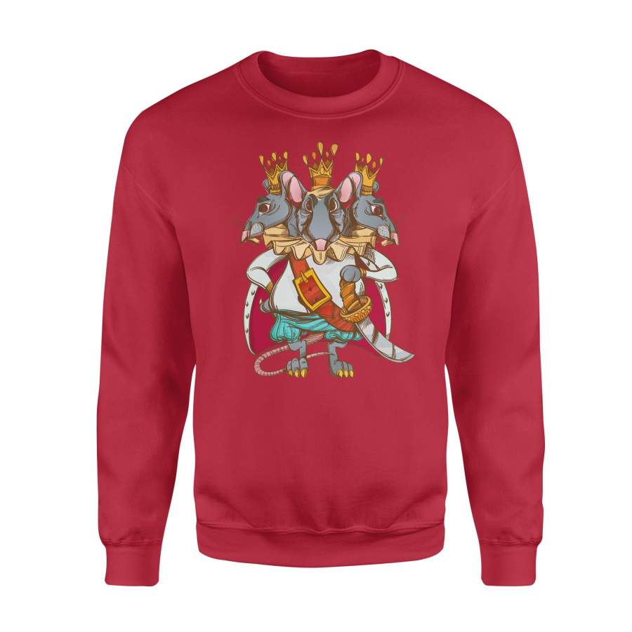 Three King Mouse Fabulous Animal Have Three Crown In Head – Standard Crew Neck Sweatshirt