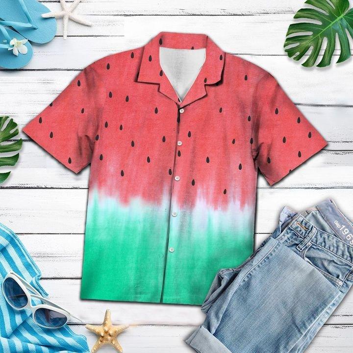 Watermelon Hawaiian Shirt | Unisex | Full Size | Adult | Colorful | HW1466