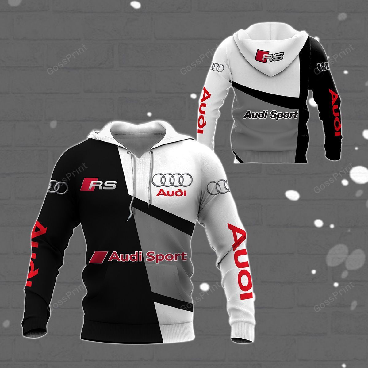 3D ALL OVER PRINTED AUDI SHIRTS VER 93