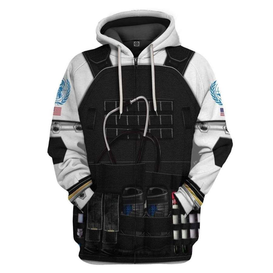 Gearhuman 3D Response Team Suit Custom Hoodie Apparel Personalized Trending Gift Hoodie x TeeAndYou 