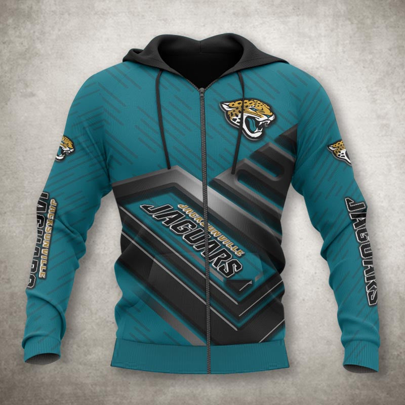 Jacksonville Jaguars Zip Up Hoodies No 1