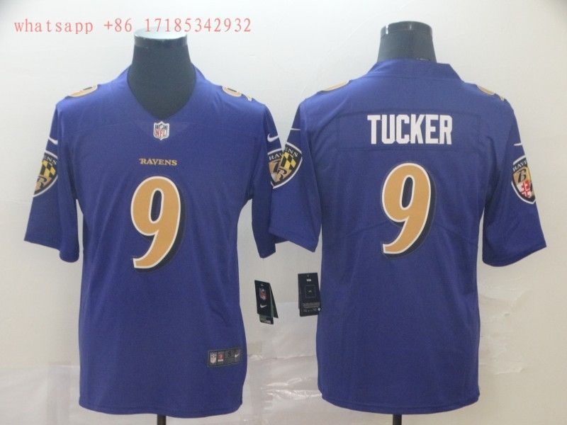 Baltimore Ravens Justin Tucker #9 2020 NFL Blue Jersey Jersey