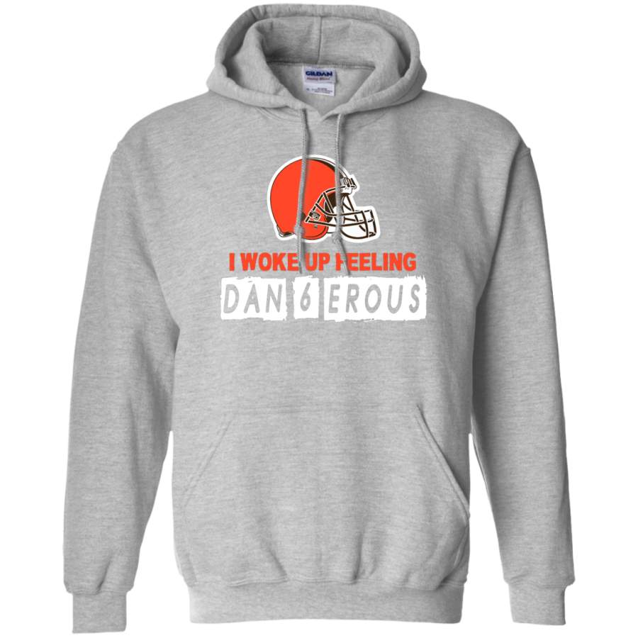 AGR Dangerous Baker Football Brown Gildan Pullover Hoodie