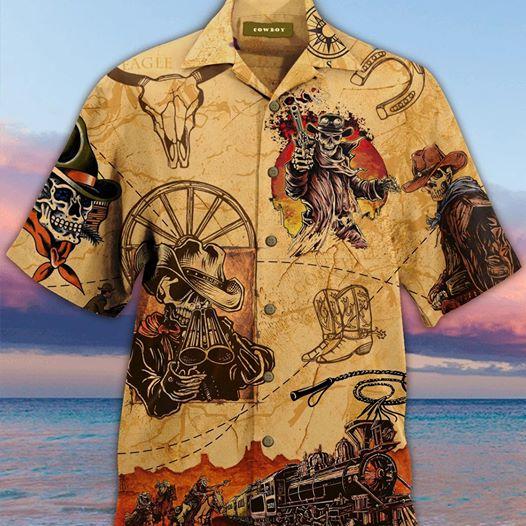 Cowboy Hawaii Shirt For Men Women Adult Ha45370