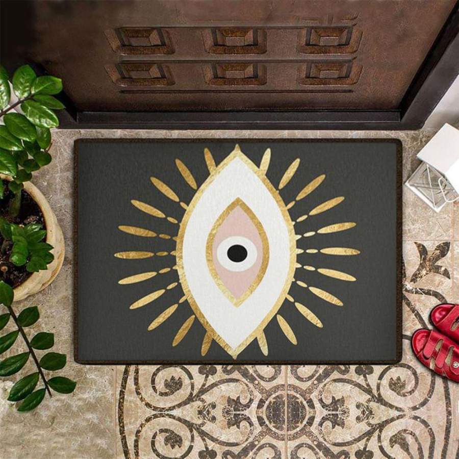 Evil Eye Doormat Front Door Rug Outdoor Indoor Hobby Lobby Door Mat Housewarming Present