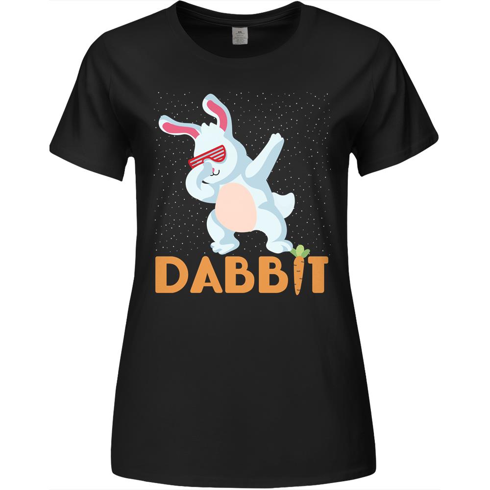 Dabbing Bunny Funny Rabbit Dab Dace Easter Sunday 2021 Festive Party Premium Womens Tshirts