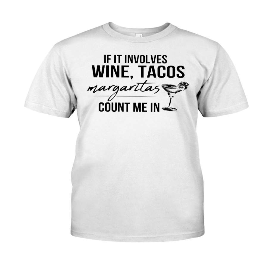 Wine Tacos Margaritas Limited Classic T-Shirt Guys Tee