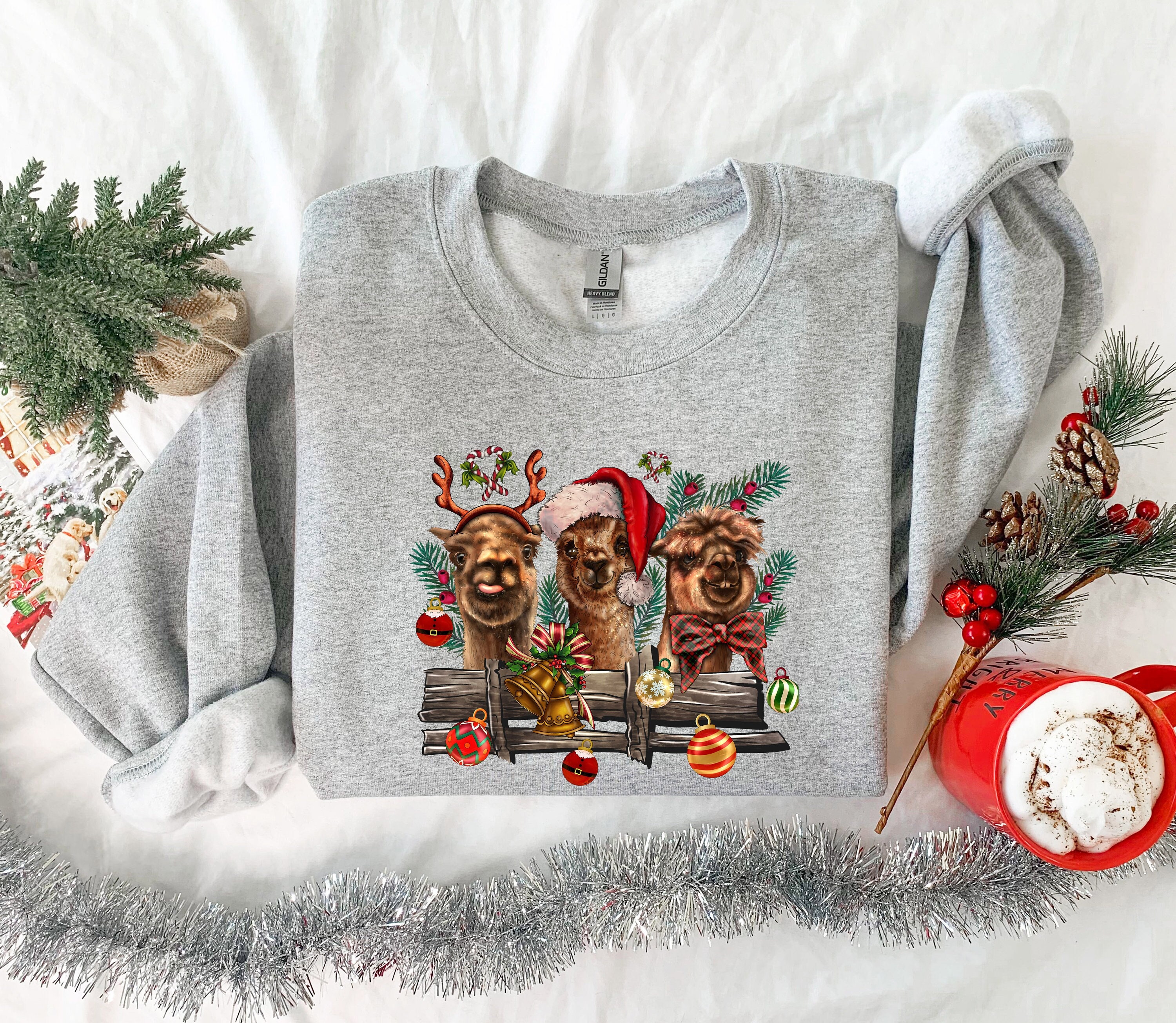 Christmas Sweatshirt, Christmas Sweater, Christmas gifts for women, Christmas shirt, Christmas sweatshirt for women, Reindeer Shirt Slaywomen Fashion