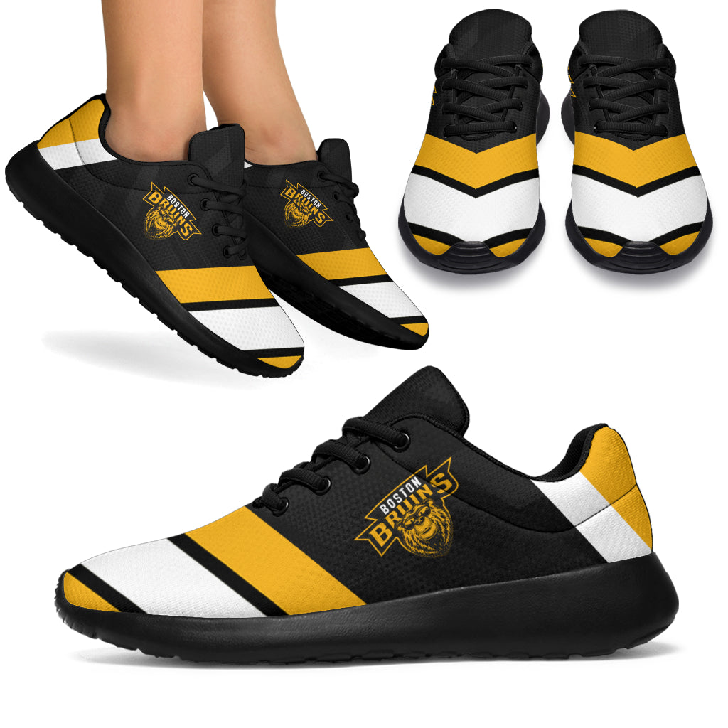 Boston Bruins Hockey Sport Sneakers A21