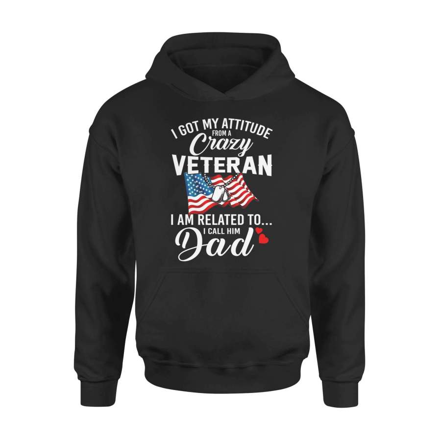 Veteran – I call him Dad – Standard Hoodie