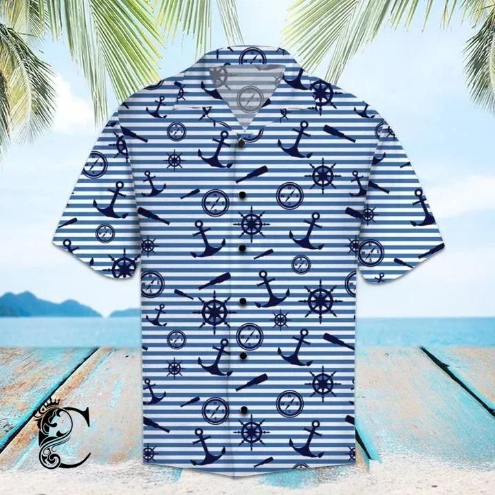 Beach Shirt Get Here Navy Hawaiian Shirt- Chillicothemall