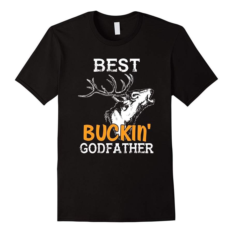 Best Buckin’ Godfather Deer Bow Hunting T-Shirt Men’S Casual T-Shirt