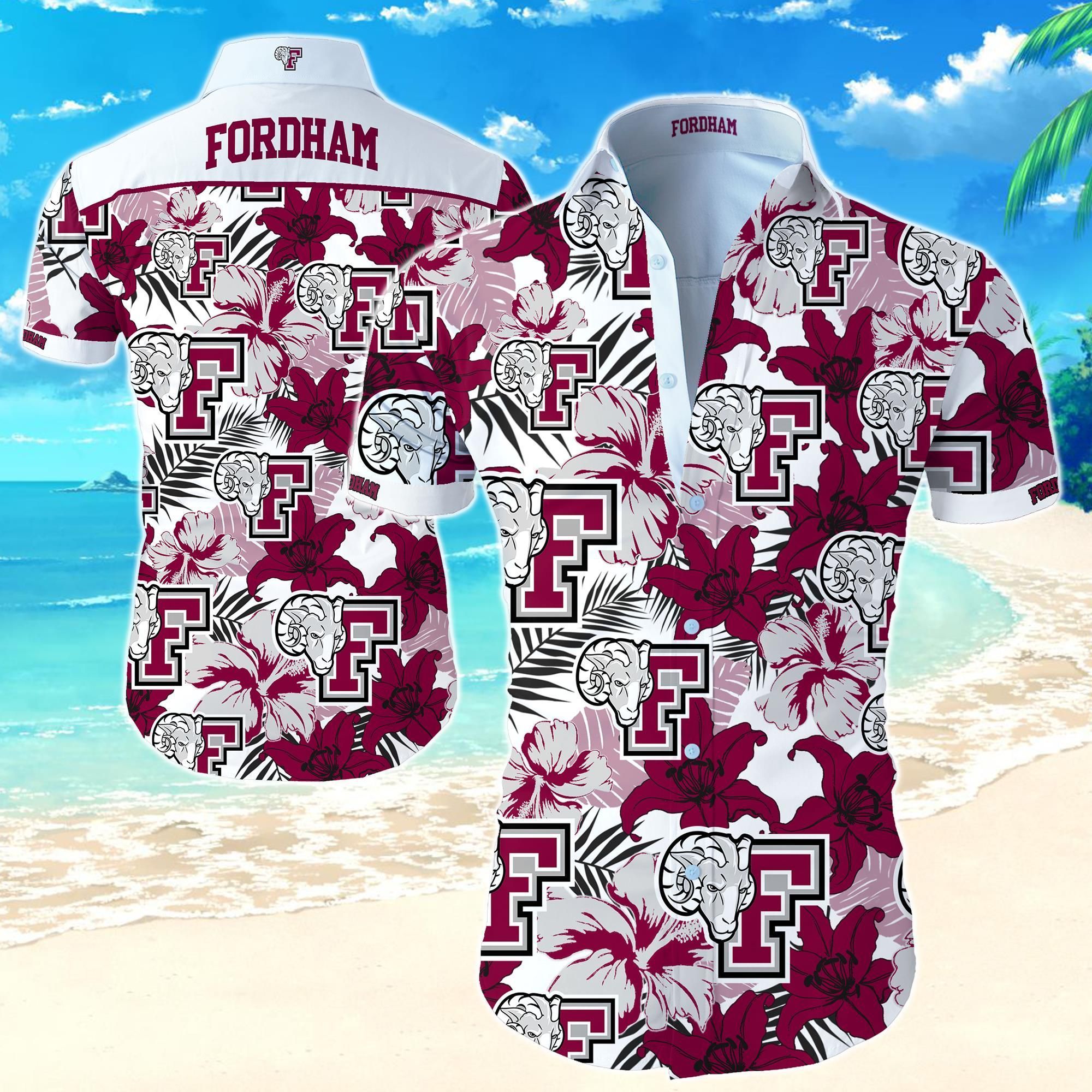 Fordham Rams Hawaii Shirt Ha34656