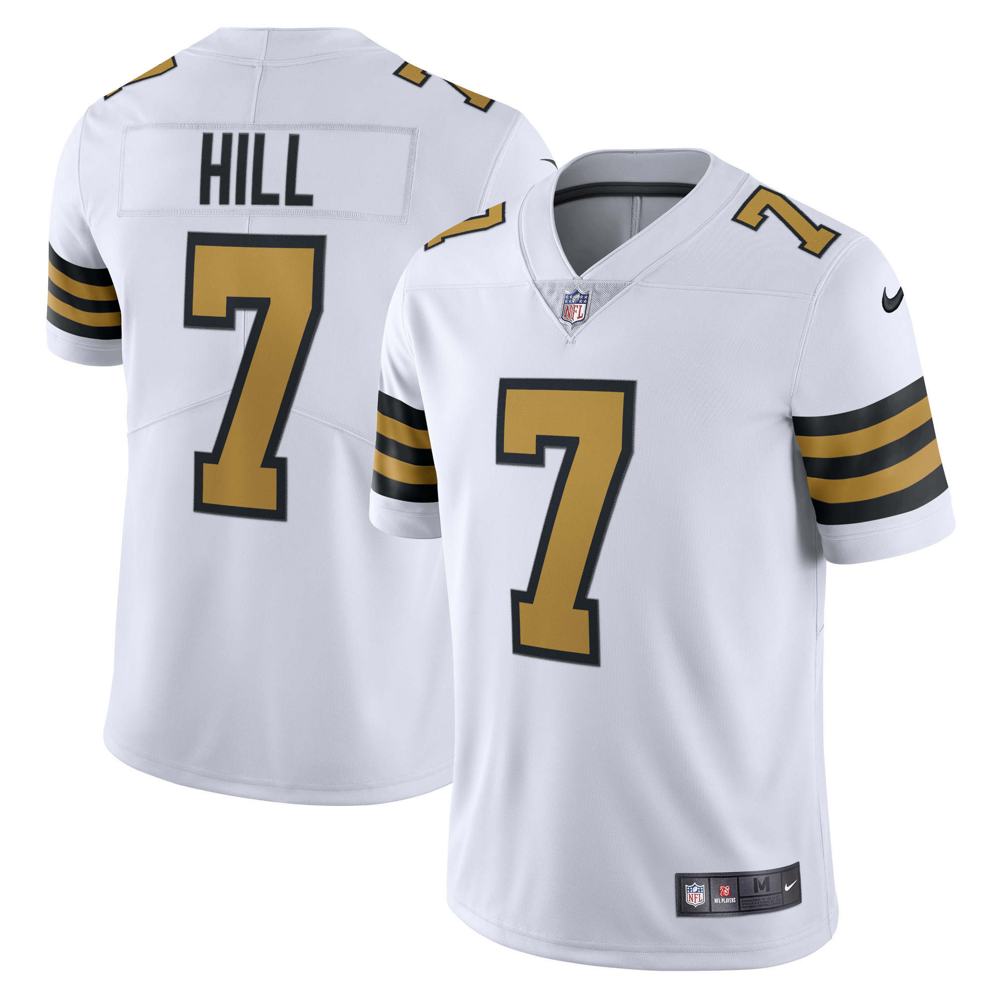 Taysom Hill New Orleans Saints Alternate Vapor Limited Jersey – White NFL