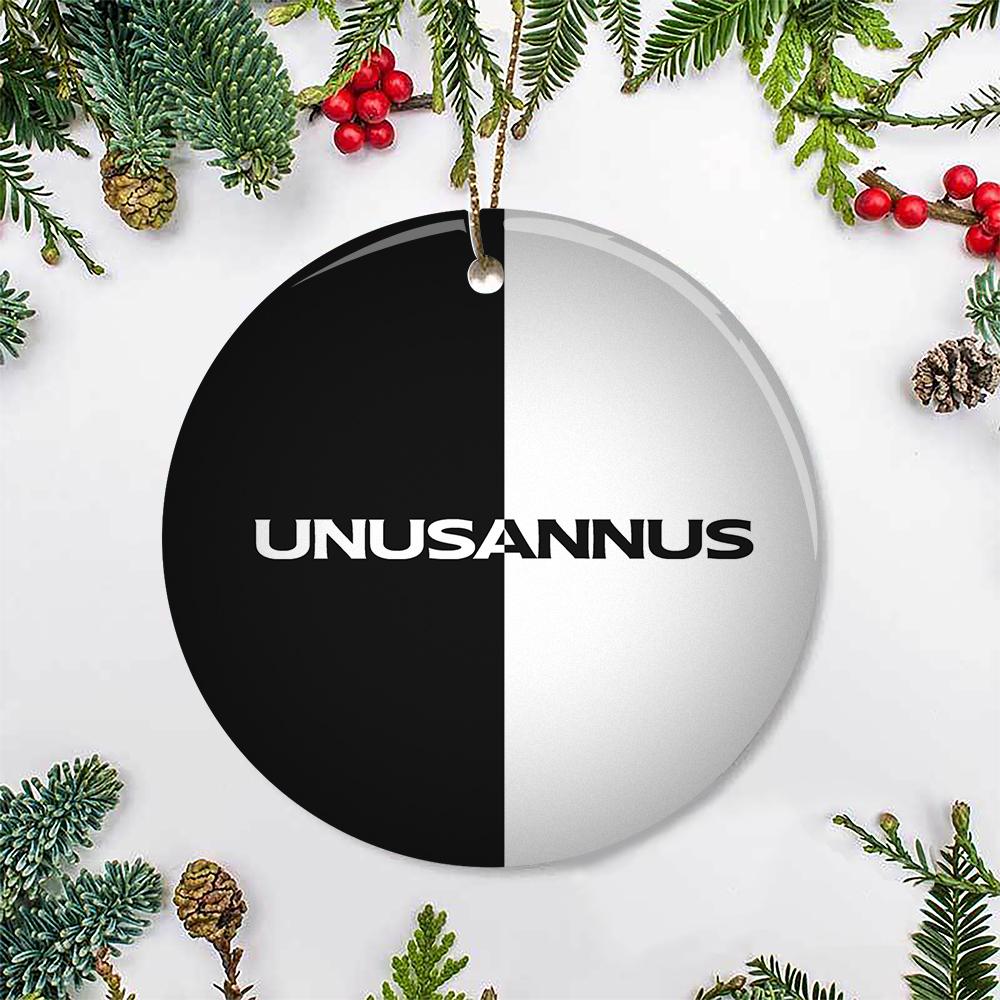 Unus Annus Ornament Camp Unus Annus Merch Best Family Gifts Christmas Ornaments