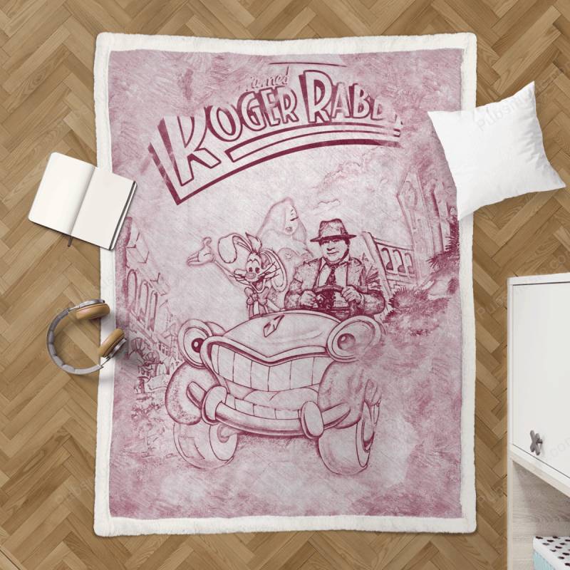 Who Framed Roger Rabbit – Movies Sherpa Fleece Blanket