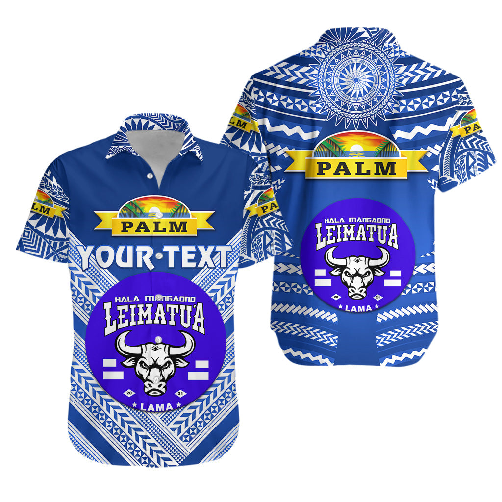 (Custom Personalised) Mate Ma’A Tonga Hawaiian Shirt Leimatu’A Bulls Creative Style – Blue No.1 Lt8