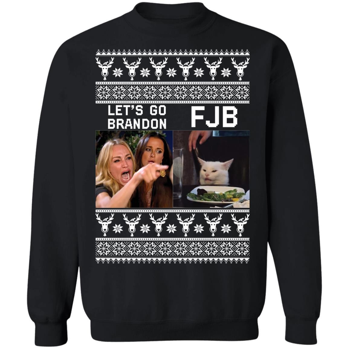 Funny Yelling Women Let’S Go Brand*N Fjb 2D Sweatshirt