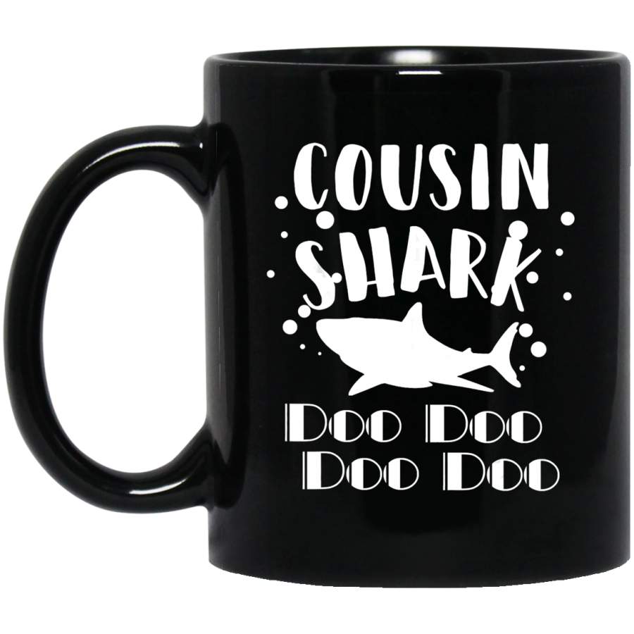 Cousin Shark Doo Doo Cute Funny Birthday Gift for Kids Coffee Mug