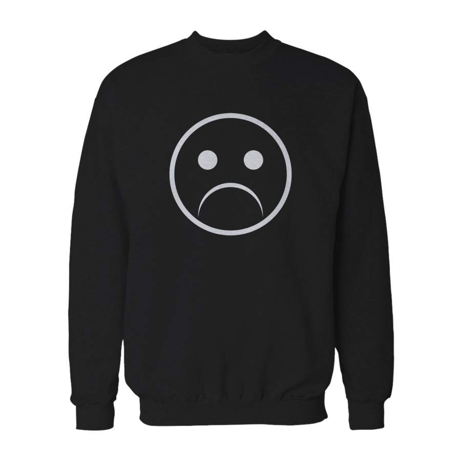 Sad Faces Emoticon Keyboard Tumblr Inspired Aesthetic Sad Boys Pale Pastel Grunge Sweatshirt