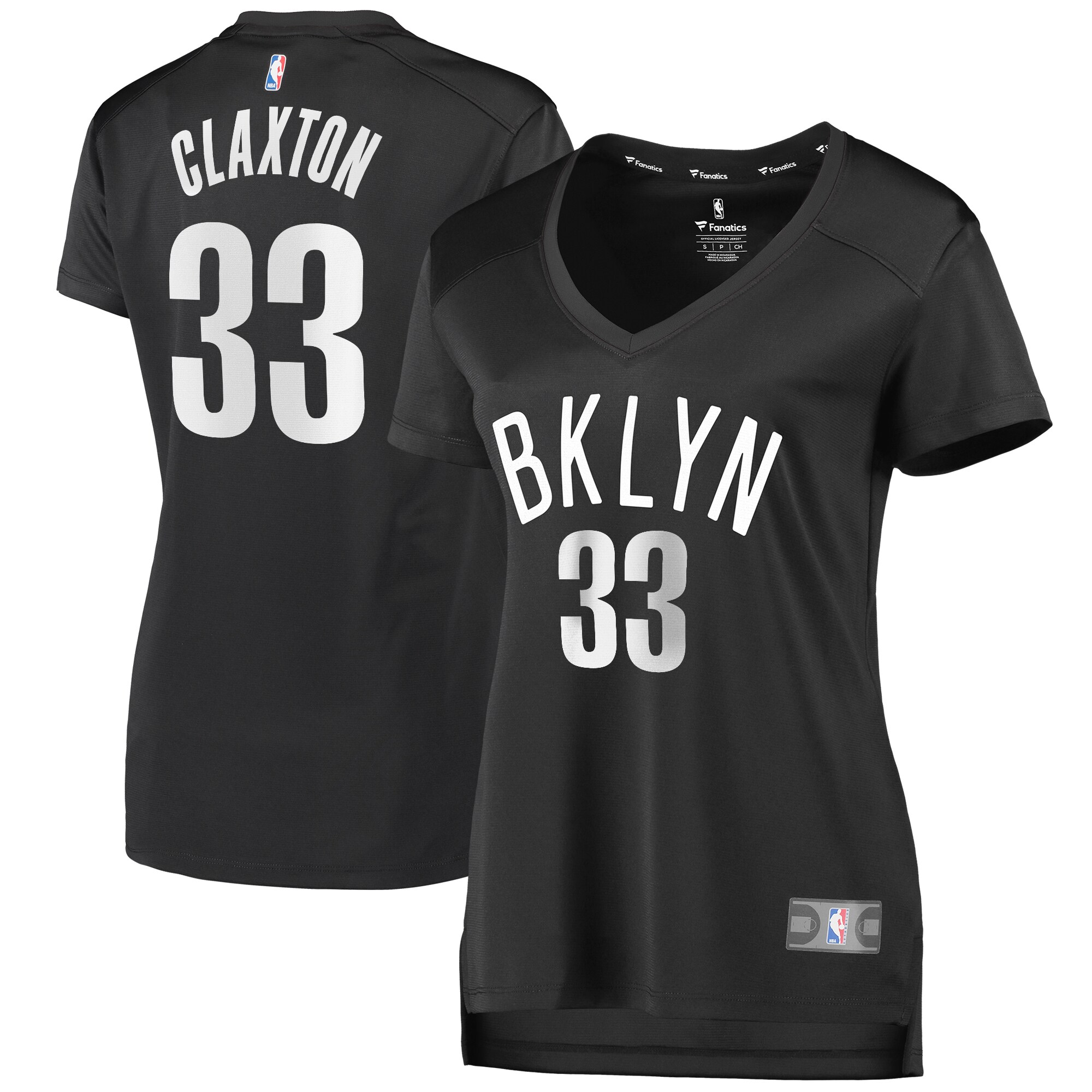 Nicolas Claxton Brooklyn Nets Branded Women's Fast Break Player Jersey – Statement Edition – Charcoal