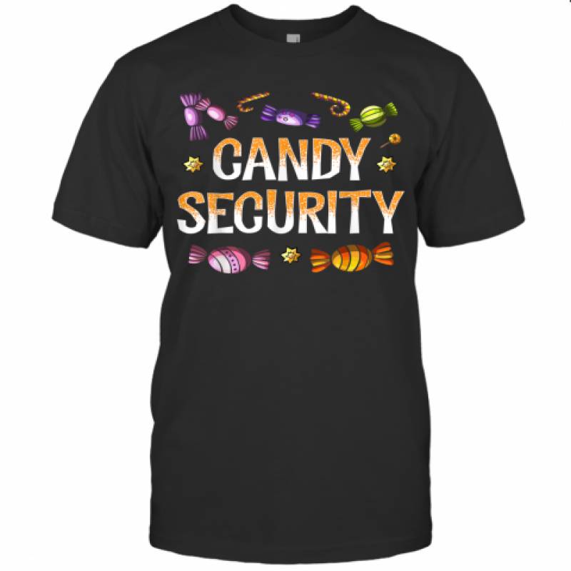 Candy security shirt  parents halloween costume mom dad