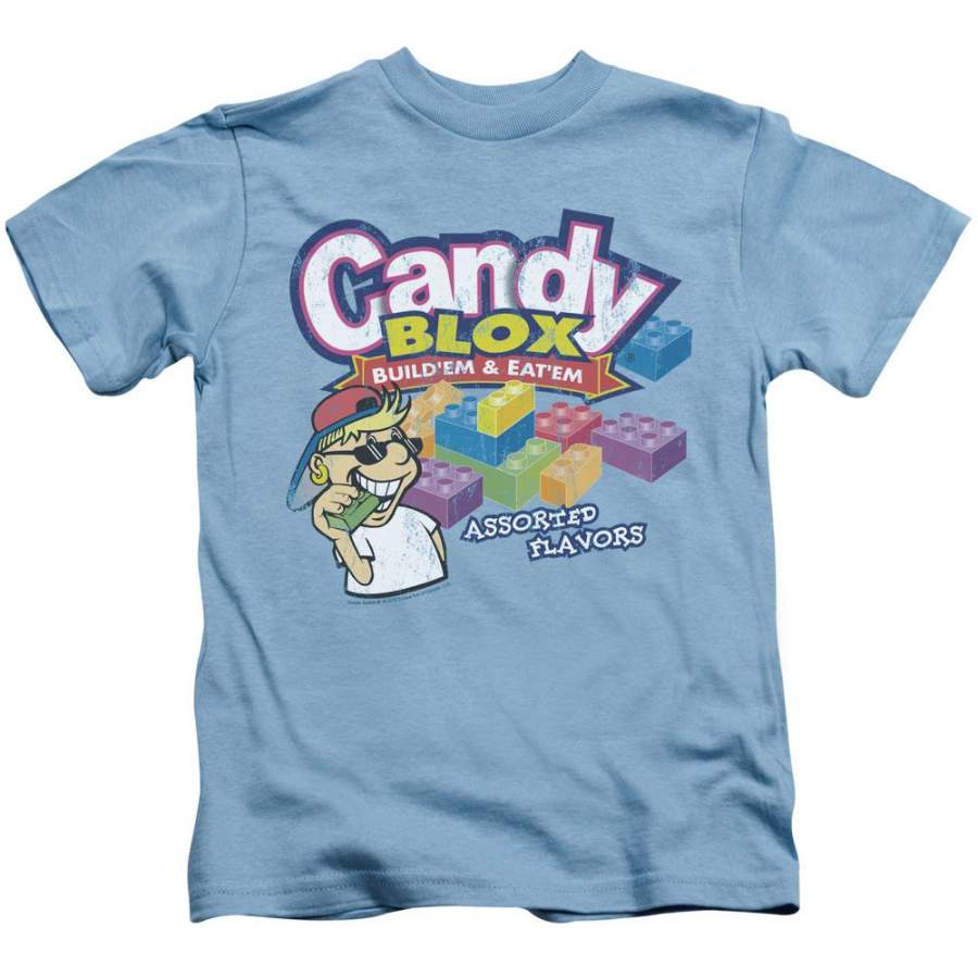 Dubble Bubble Candy Blox Kid’s T-Shirt (Ages 4-7)